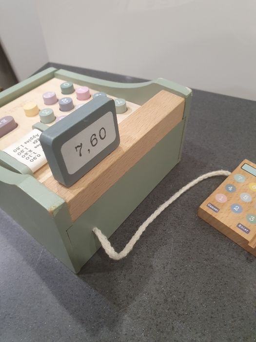 Zabawka dla dziecka Drewniana kasa Little Dutch