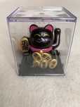 Kot Mini Maneki-Neko/Lucky Cat/machający łapka, Czarny/Black