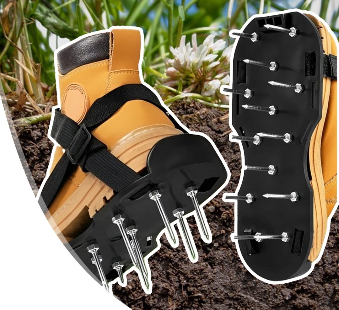 Aerator wertykulator na buty z kolcami
