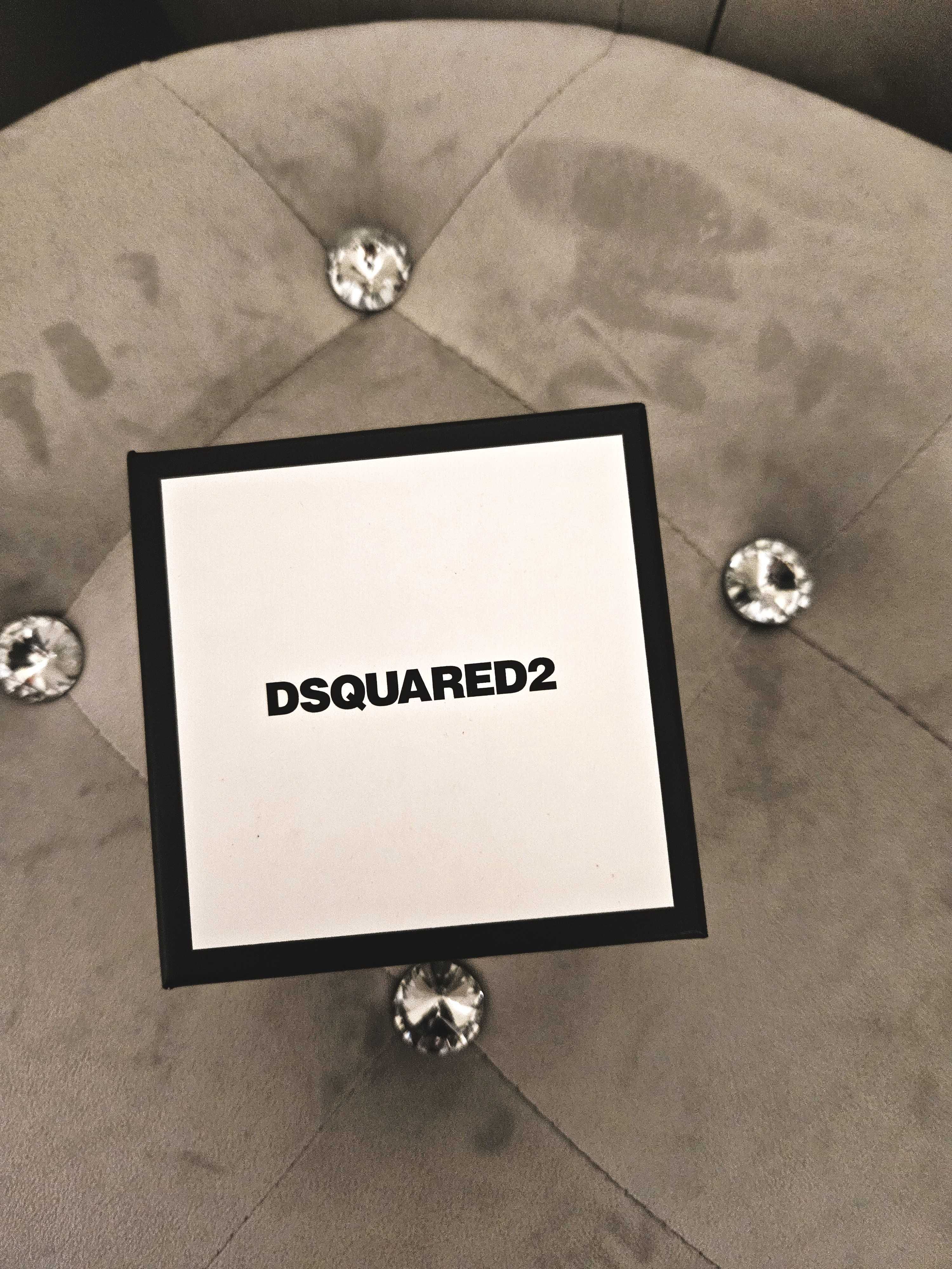 Dsquared2 bransoletka w kolorze złotym z podwójnym krzyżem rozm. M