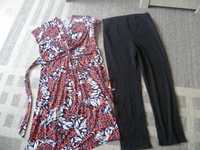Sukienka spodnie H&M ciążowe zestaw ubrań M