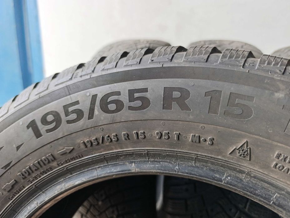 4x 195/65 R15 95T Continental Ice Contact 3 2019r 6,0mm