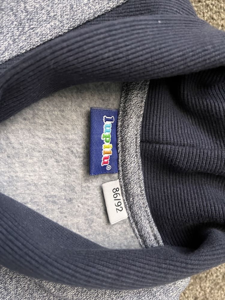 Sweter dziecięcy niemowlęcy na guziki elegancki szary 86 / 92 chłopięc