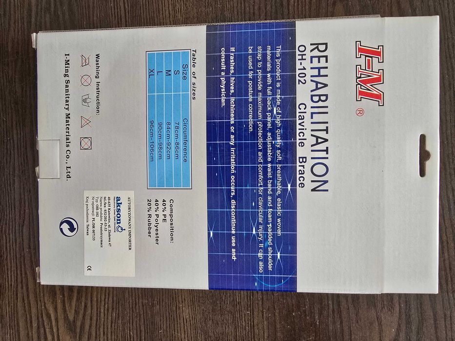 Prostotrzymacz orteza na kręgosłup S
