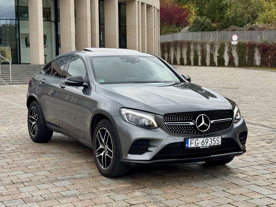 Mercedes-Benz GLC AMG Pneumatyka Kamery 360 Hak Martwe pole Head up Skóry