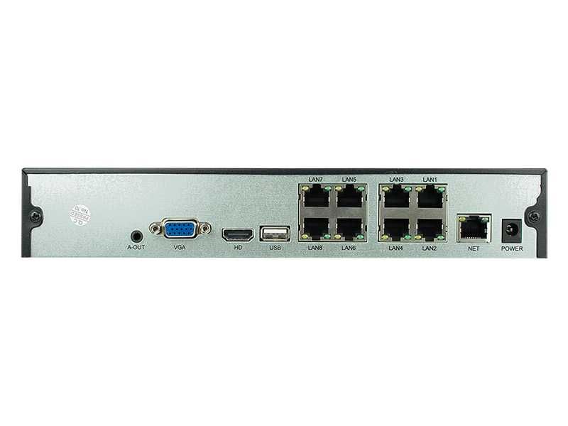 Rejestrator BLOW IP 8 kanałów 8xPOE