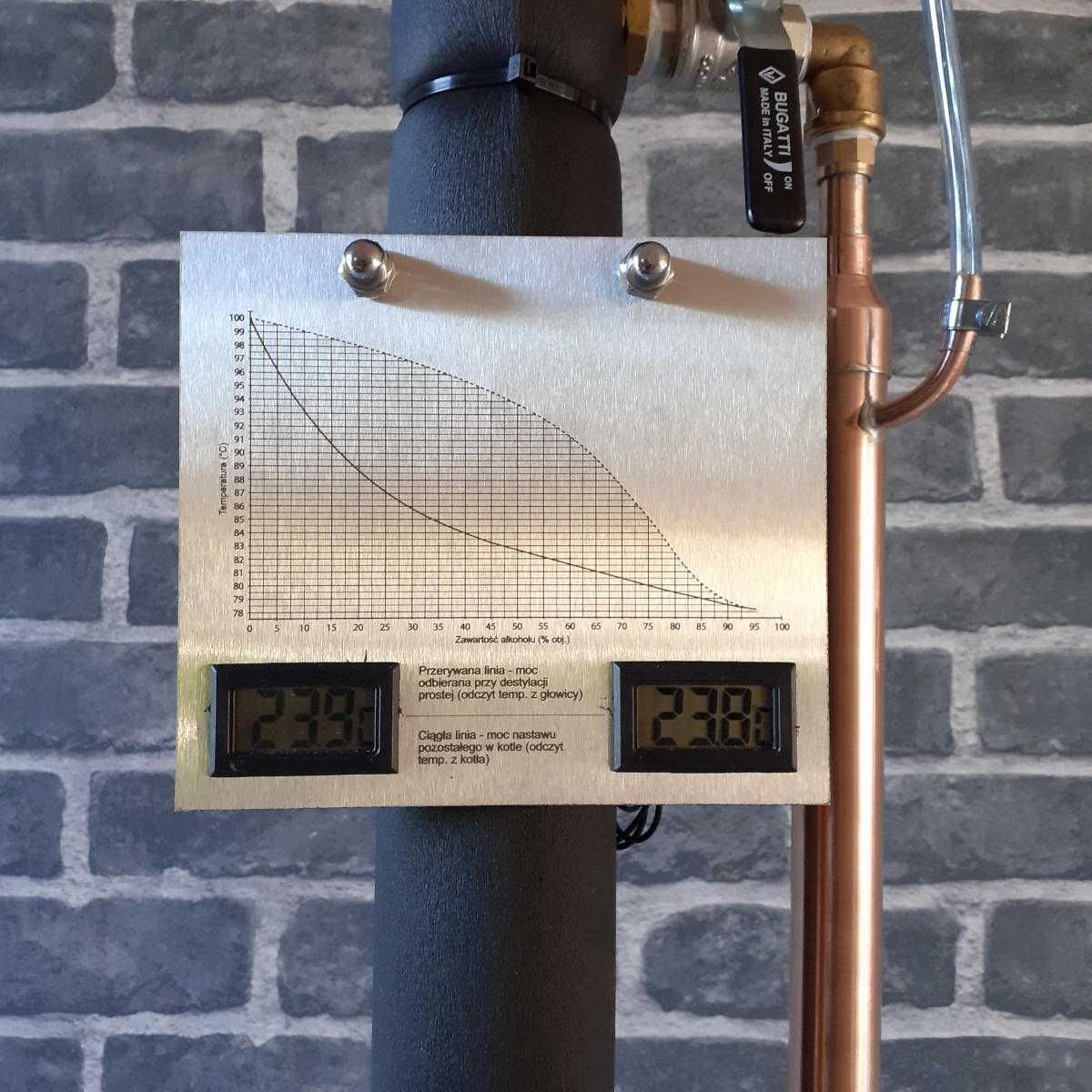 Destylator MIEDZIANY Aabratek na Prąd 160cm Bimber Spirytus 96%, fi54