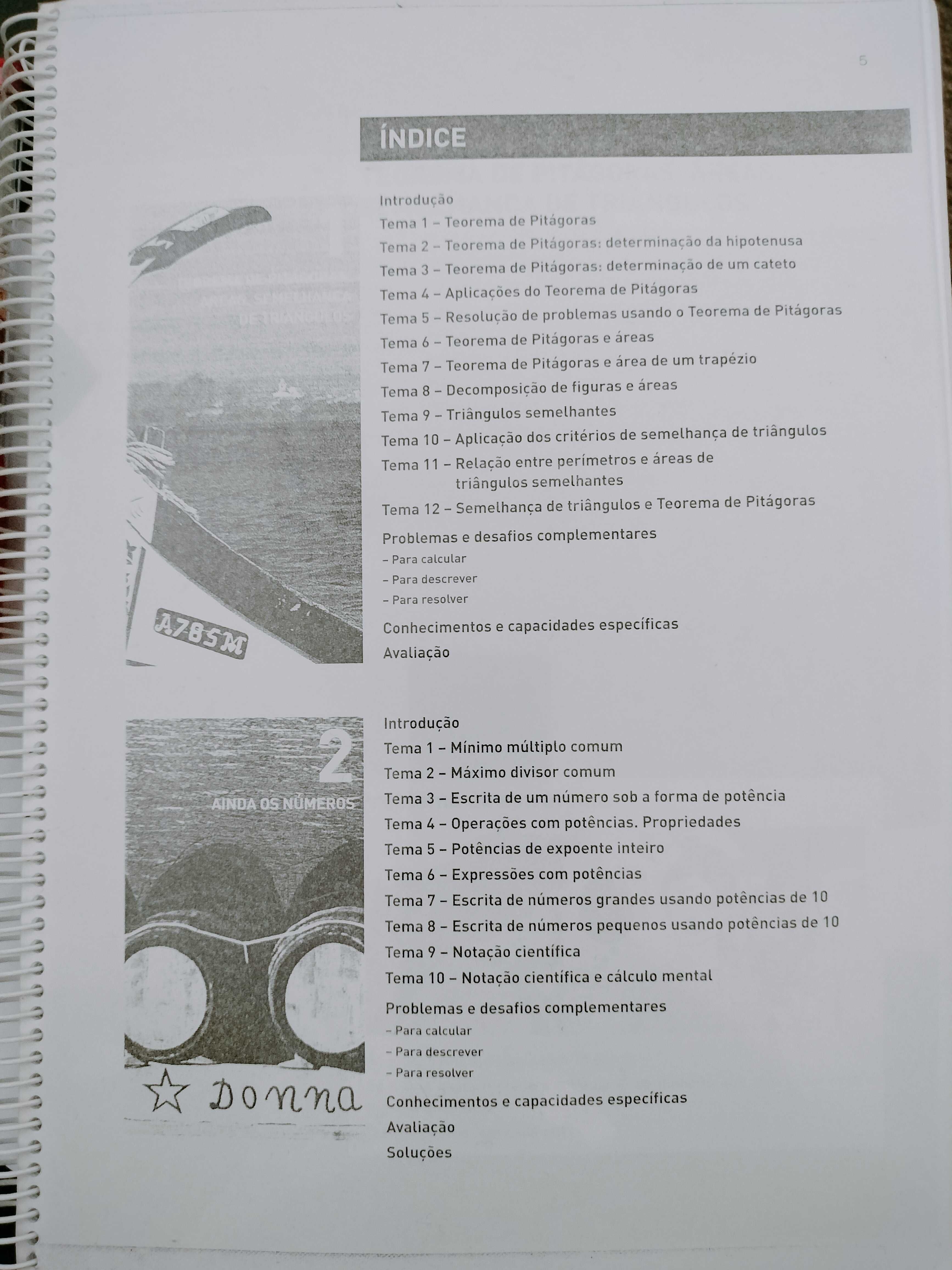 Exercícios Matemática 8.º Ano