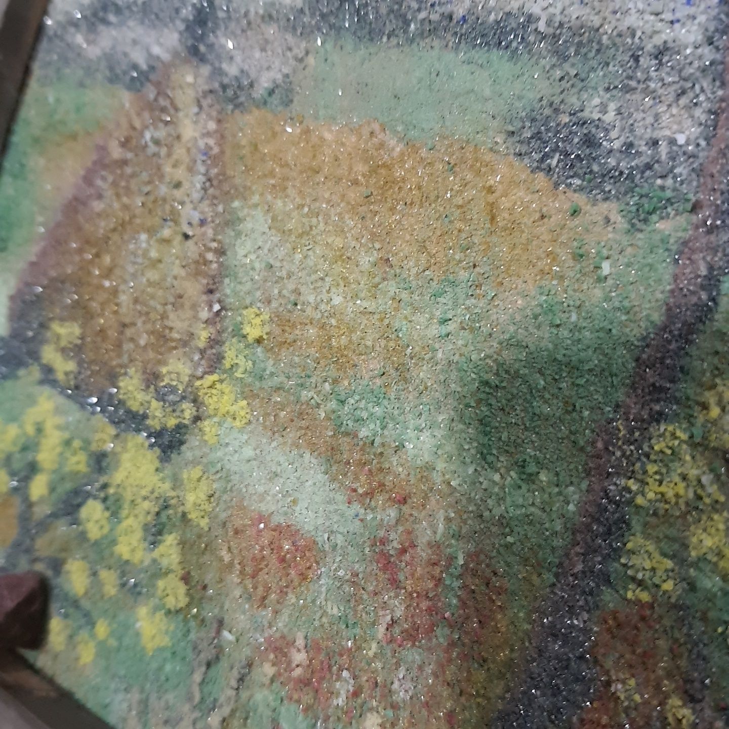 Пейзаж, картина из натуральных камней