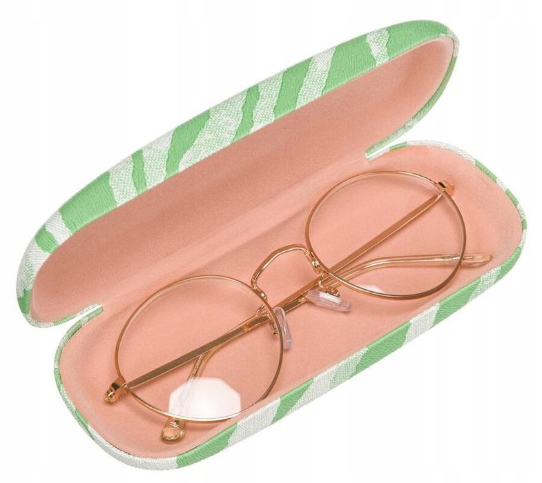 eleganckie etui na okulary z motywem zebry - 4u cavaldi
