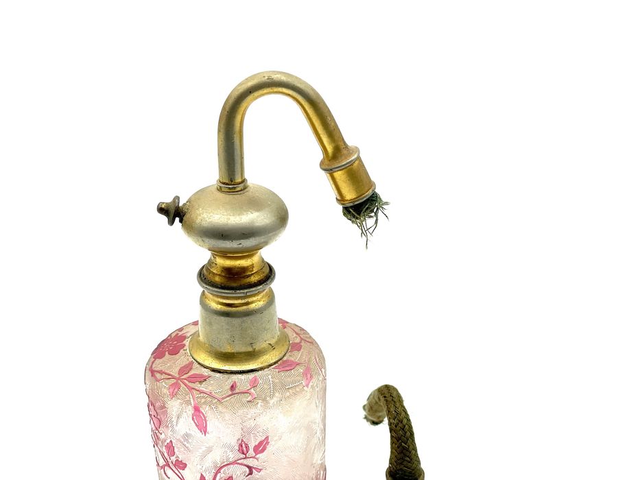 Frasco de Perfume Baccarat Cristal Eglantier art Nouveau antigo