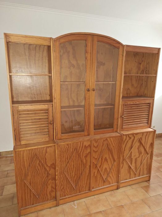 Móvel de Sala em Madeira — 3 Módulos (70€ o conjunto)