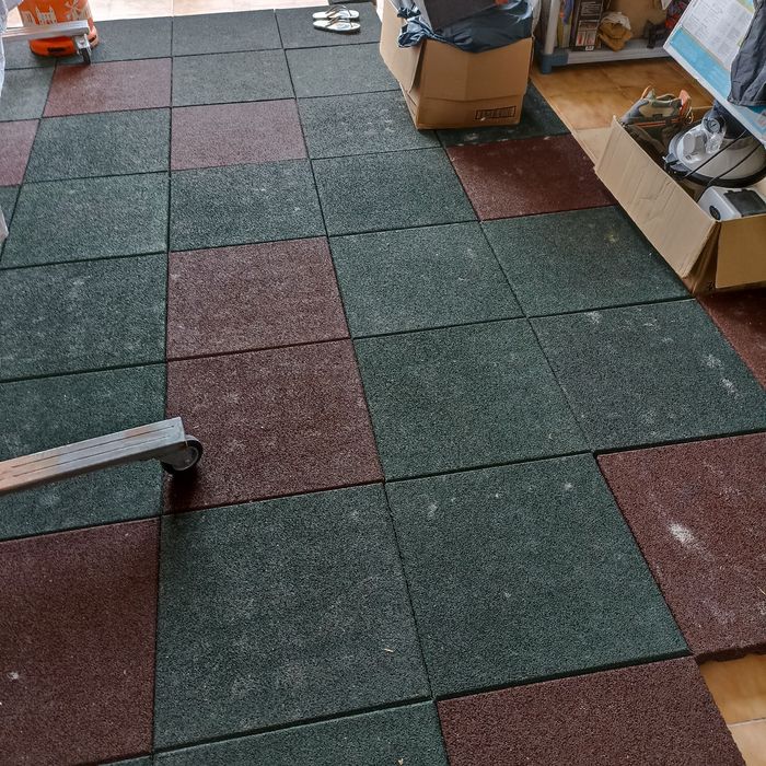 Pavimento de borracha para chão de creche ou parque infantil