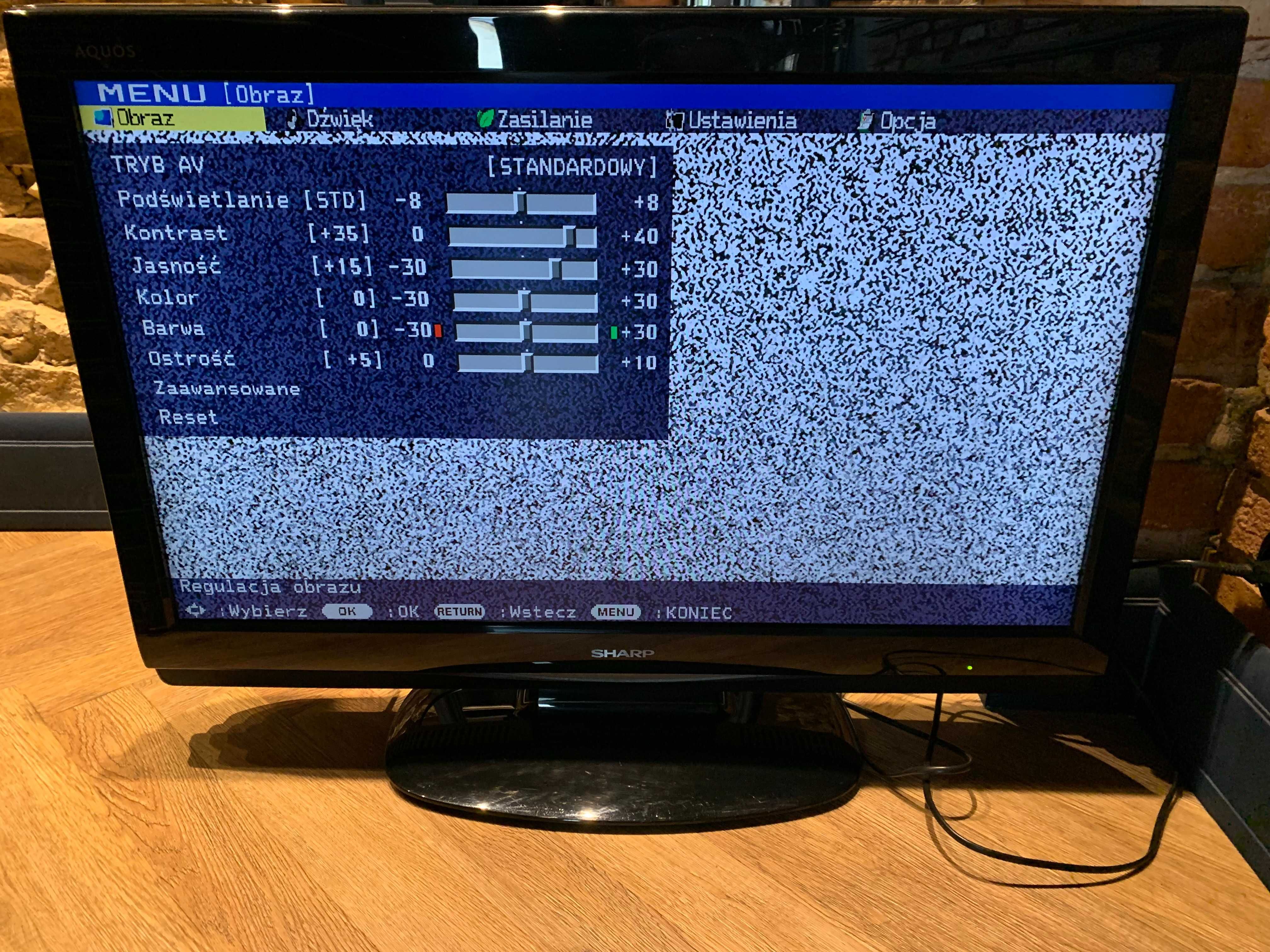 Telewizor TV Sharp Aquos LC-32D44E-BK 32" LCD sprawny + pilot stan BDB
