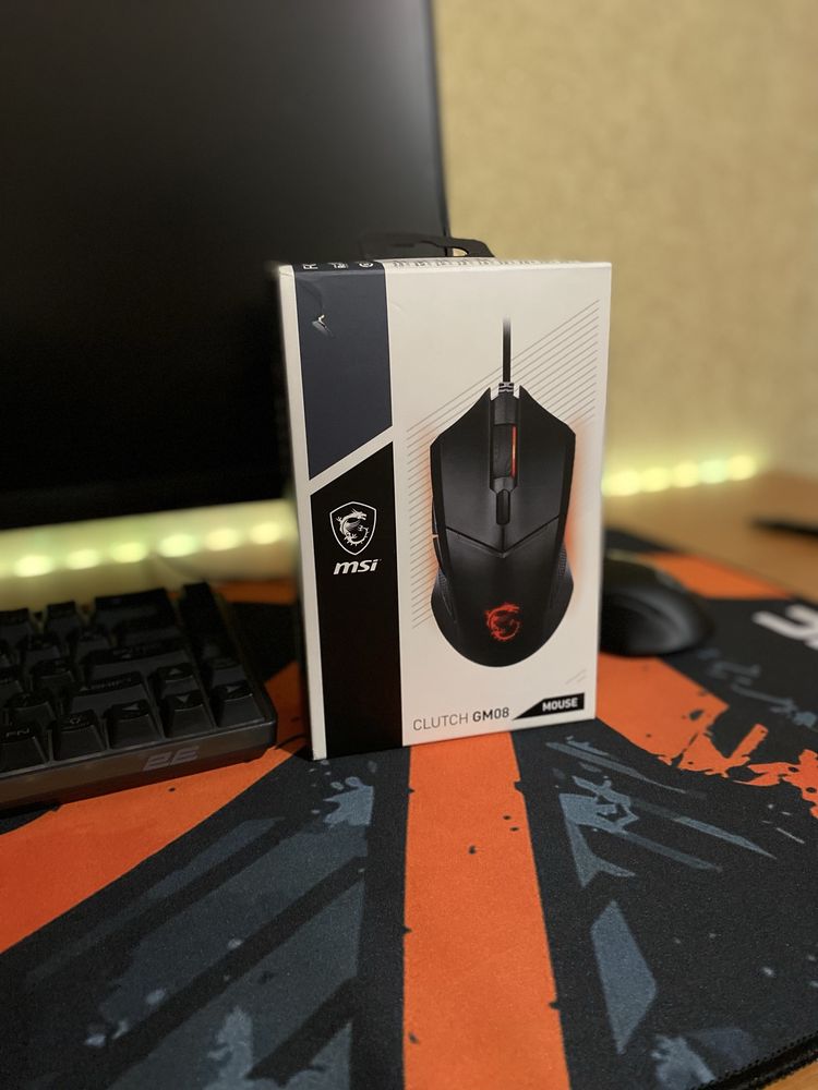 Миша MSI Clutch GM08 Gaming Mouse USB Black