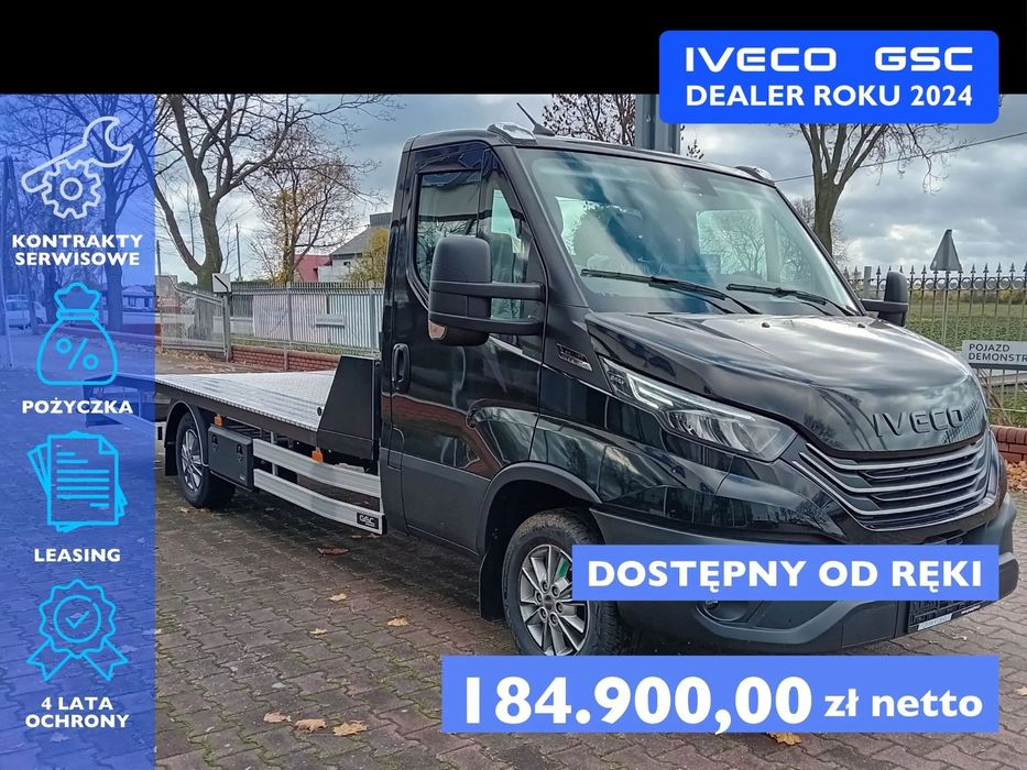 Iveco Daily 35S18HA8 3.0 Diesel 180 KM AT8 Autolaweta Cert. VDI  Lekka, funkcjonalna konstrukcja, Full LED, 3,5 tony na haku! HIT!!