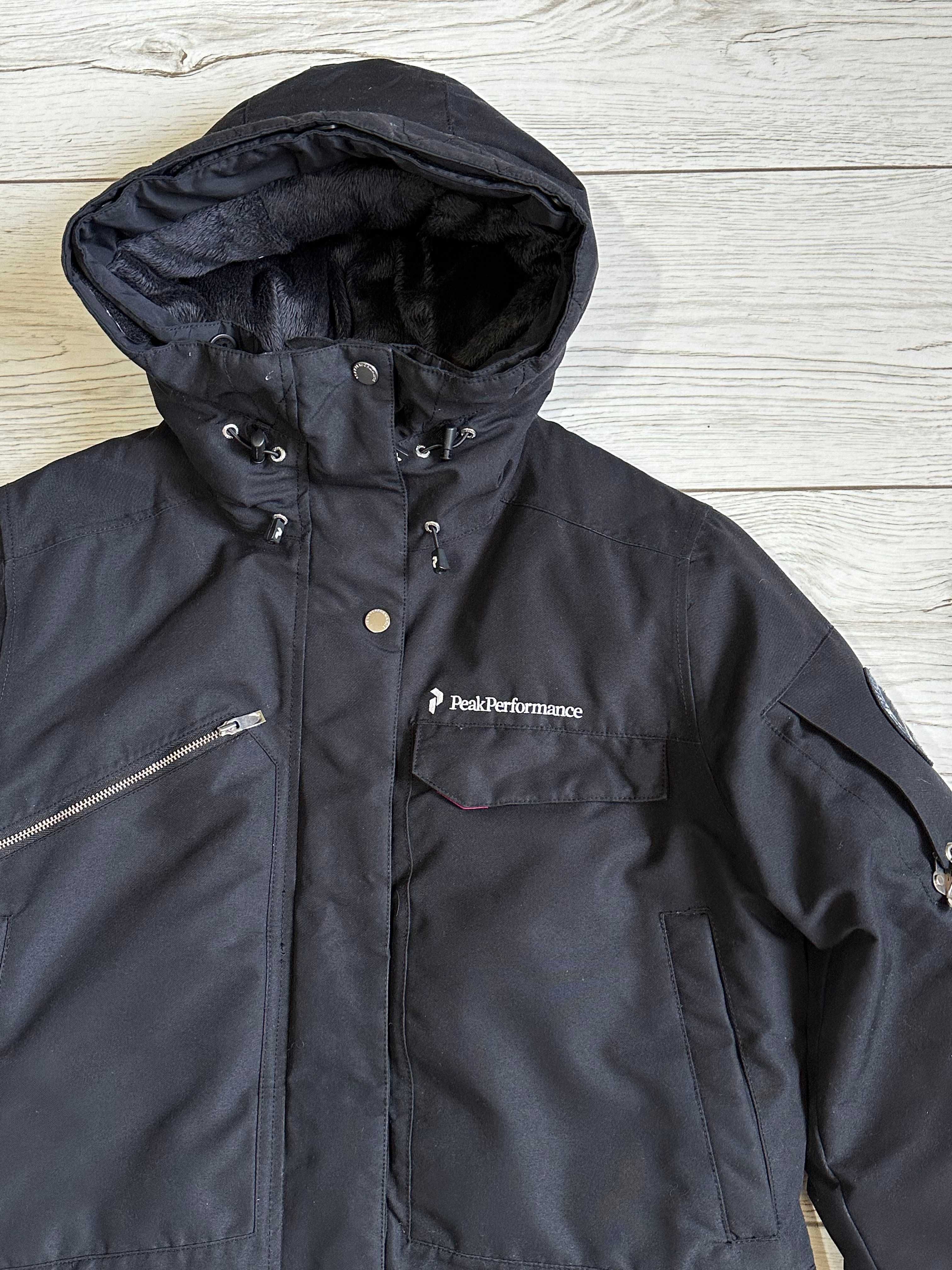 PEAK PERFORMANCE KLONDYKE damska ocieplana gruba kurtka parka zimowa S