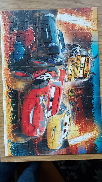 Puzzle dla chłopców dla dzieci postaci z bajek Auta Super Wings 100