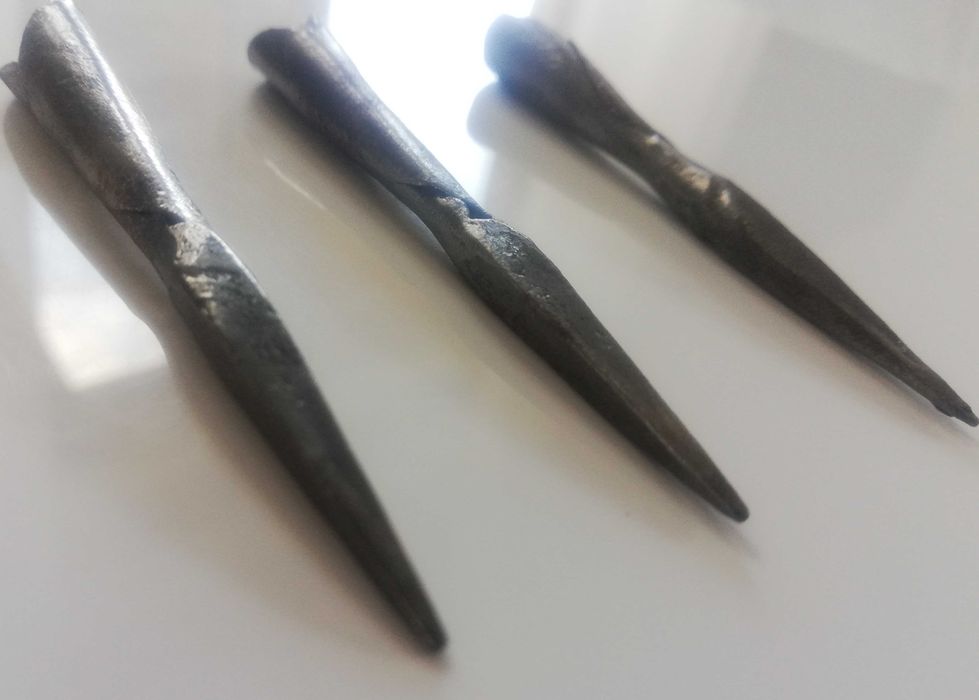 Groty do strzał drewnianych kute stalowe łuk