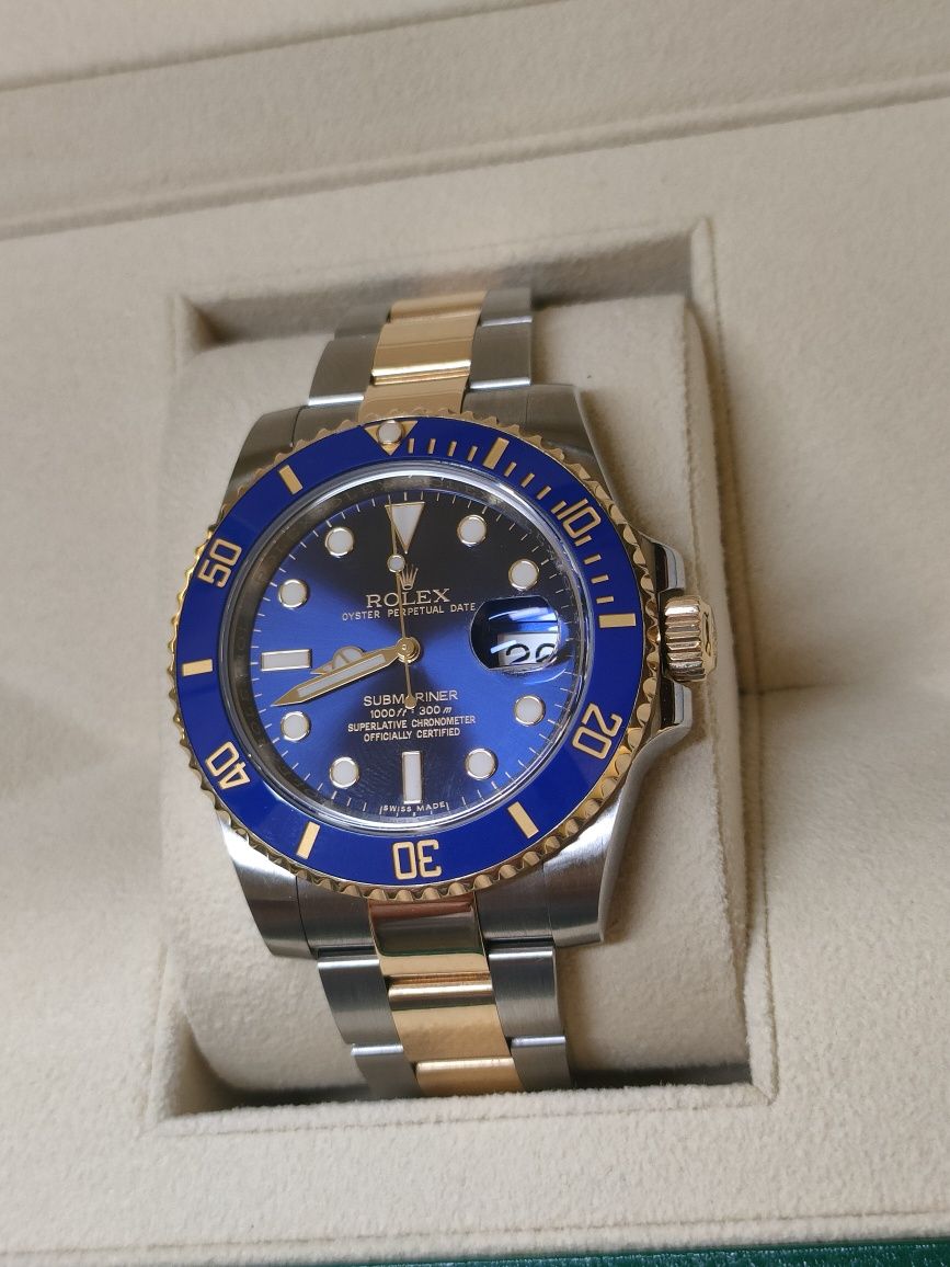 Rolex Submariner Date 40mm Złoto Stal