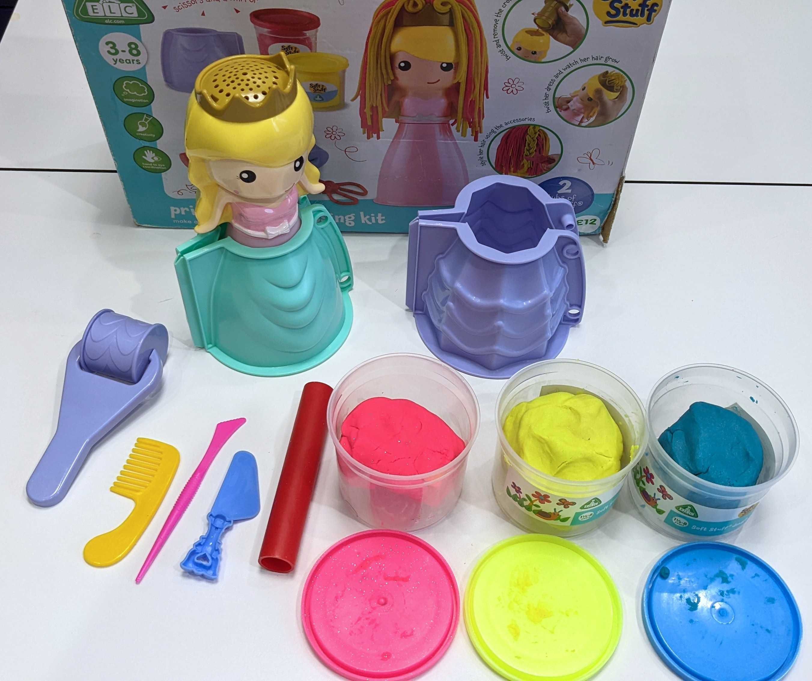 Набор для лепки и игр с пластилином от ELC Soft Stuf/Play Doh Прически