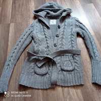 Kardigan sweter rozpinany 122 128 hm