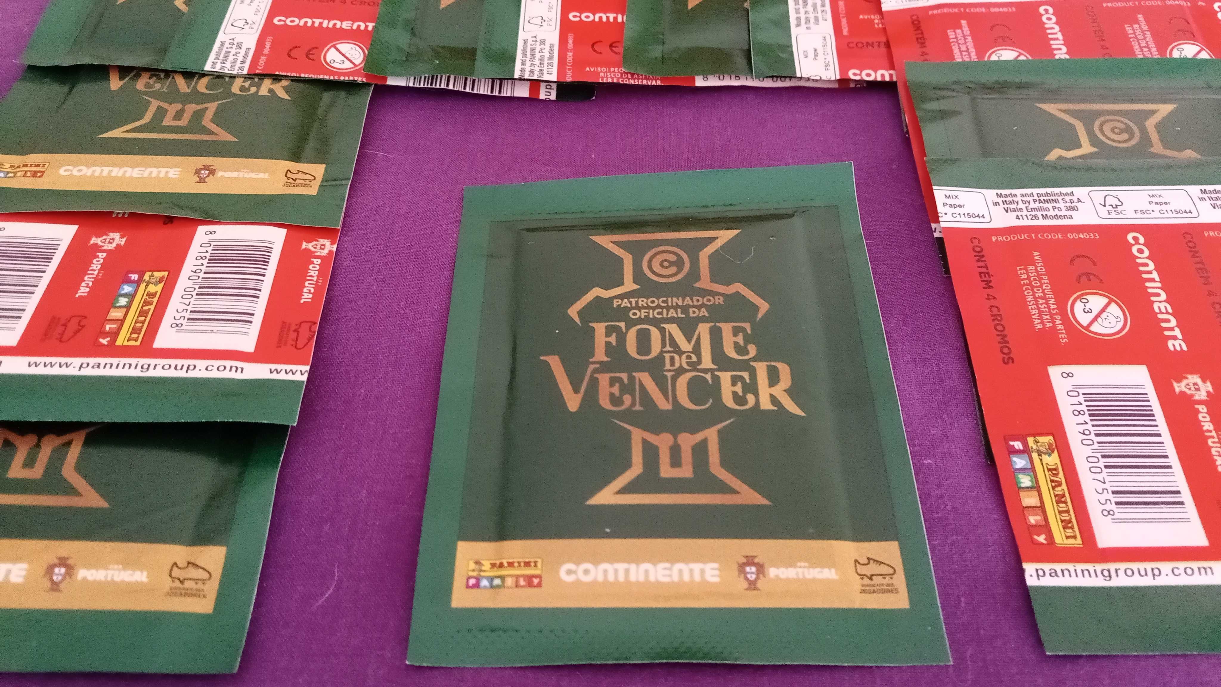 Saquetas fome de vencer 2021 troco por Heróis Cidade, disks infinity