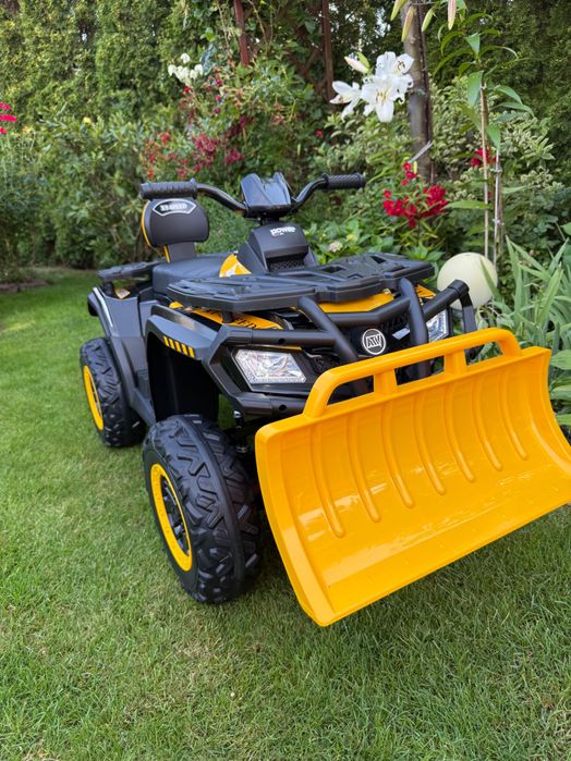 Quad elektryczny dla dziecka 24V z pługiem