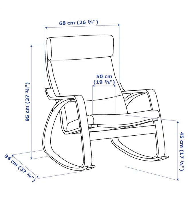Cadeira de Balanço IKEA POÄNG