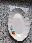 Talerzyk DDR z porcelany