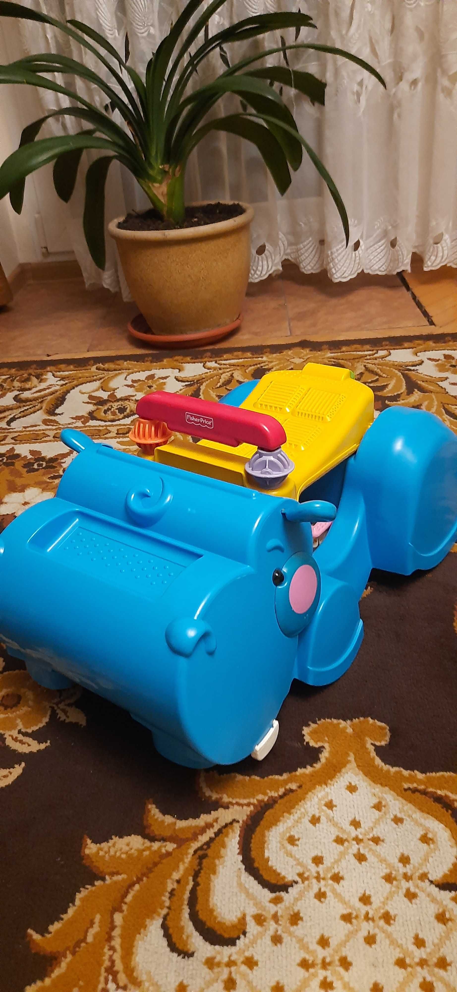 Zabawkę Chodzik jezdzik hipopotam Hipcio Fisher Price