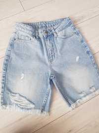 Szorty z surowym brzegiem Jeans SHEIN roz 34 nowe z matką obw tali u1c