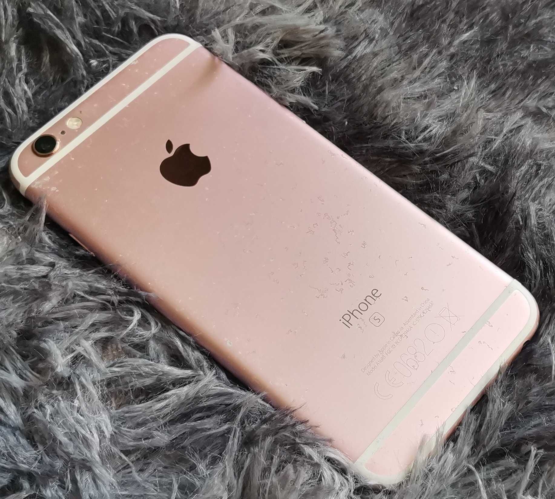 Iphone 6s model A1688 różowy uszkodzony - nowy ekran i dotyk