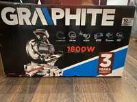 Piła ukośnica graphite 1800w +gratis nowa  tarcza bosch