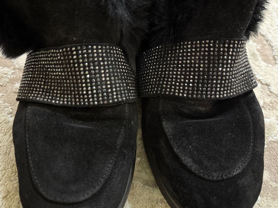 Ботинки замш жіночі 28 см