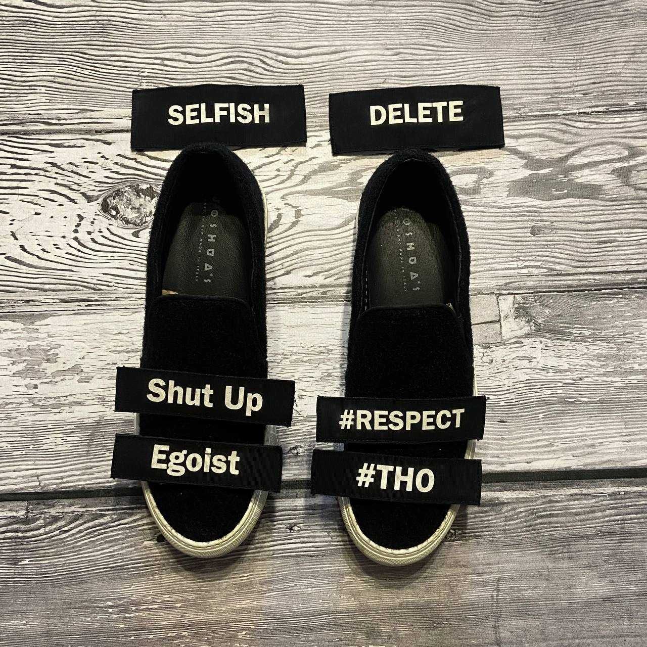 Кроссовки Joshua Sanders New York Black Slipon Raf Simons Vans Rick