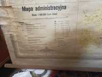 Mapa administracyjna PRL