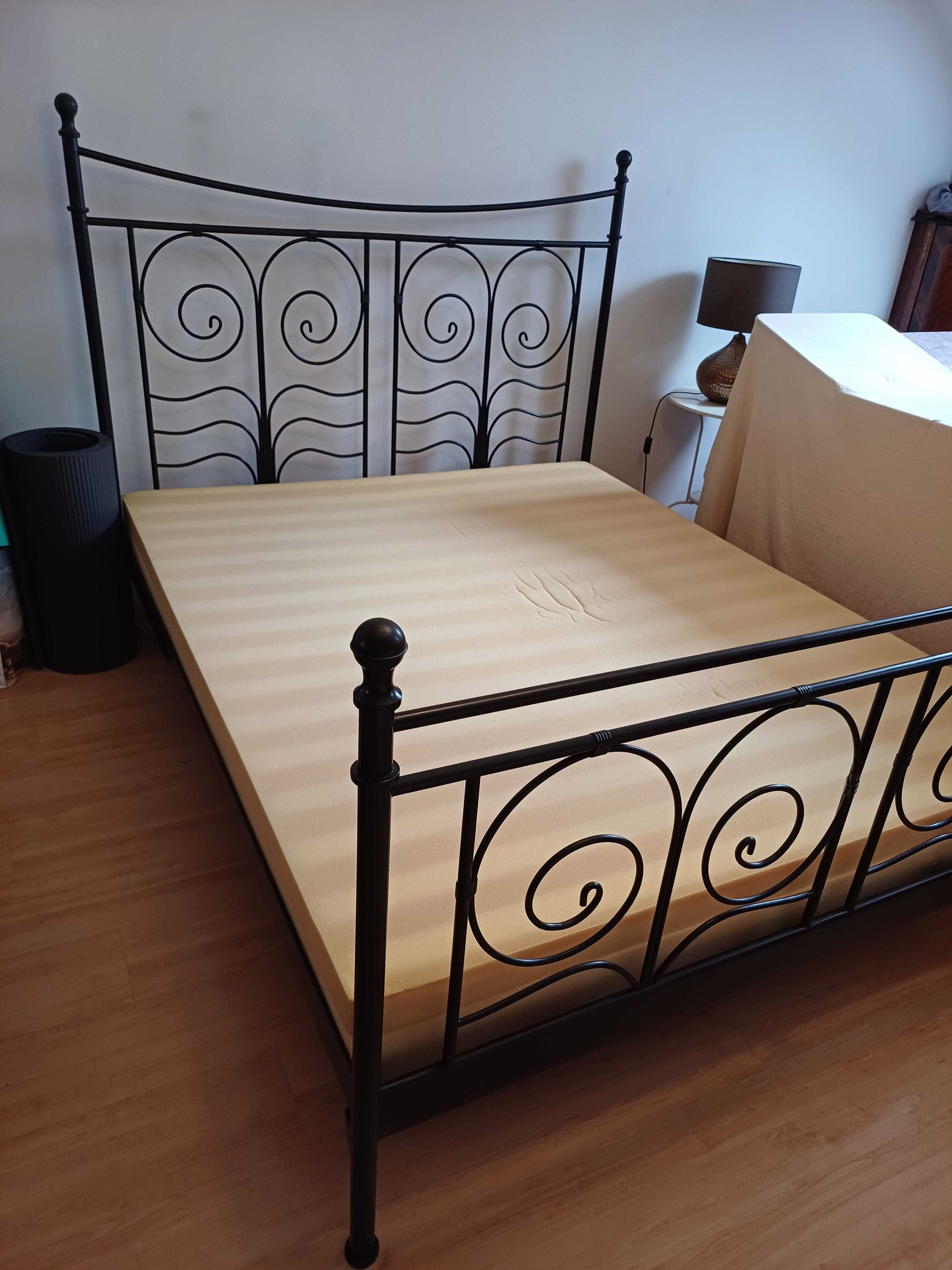 Łóżko metalowe IKEA Noresund 160x200