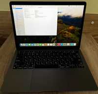 MacBook Air M1 8 GB RAM 256 GB "grey space", stan idealny