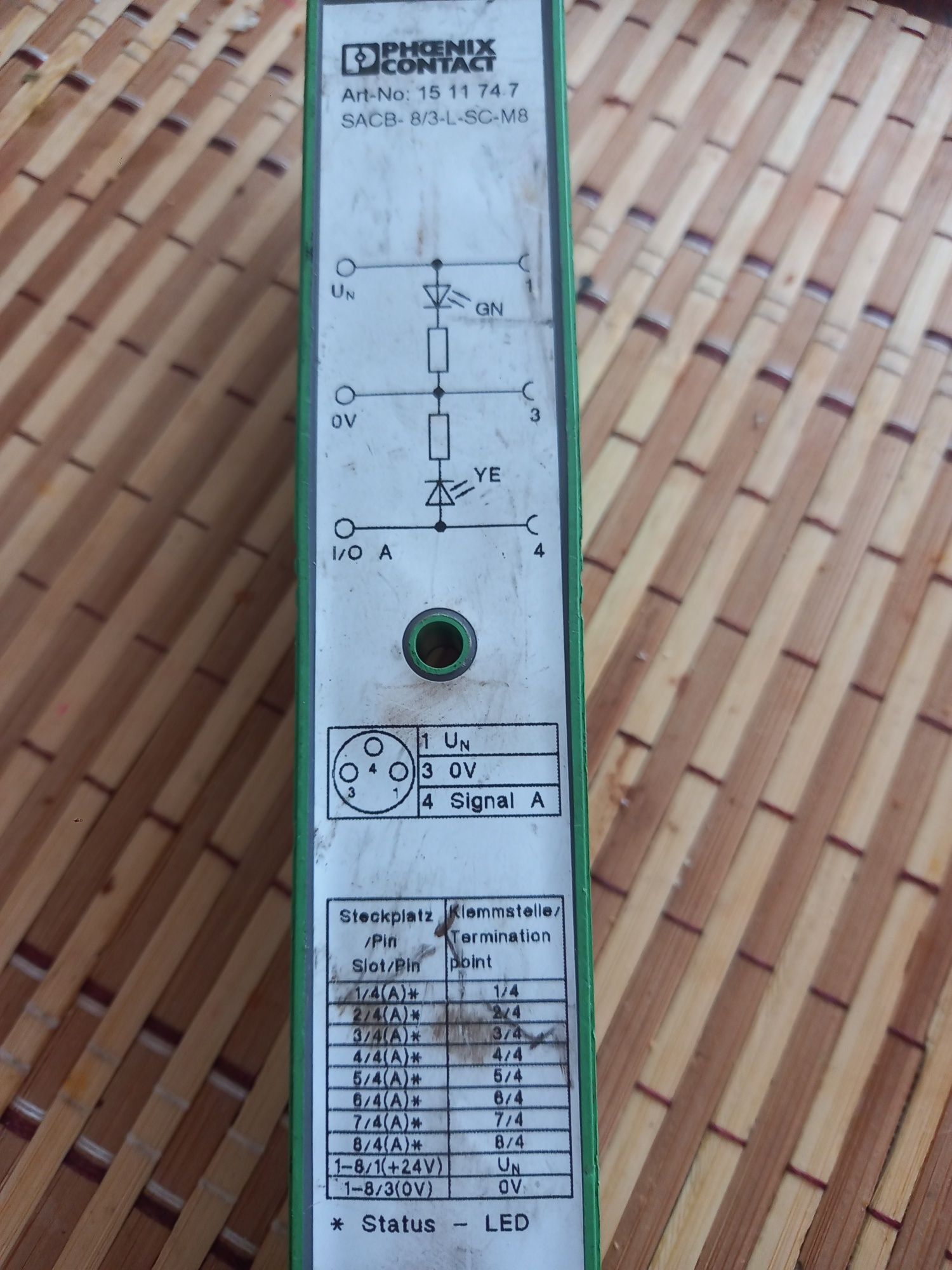 phoenix contact sacb-8/3-l-sc-m8 модуль периферія