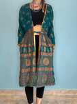 Płaszcz kimono narzutka boho Indie
