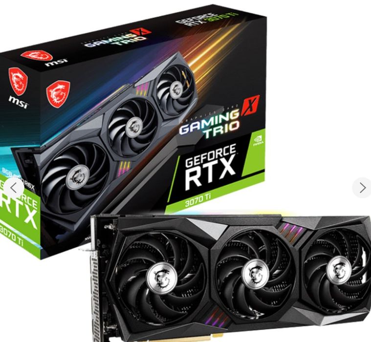 Відеокарта MSI PCI-Ex GeForce RTX 3070 Ti Gaming X Trio 8GB GDDR6X