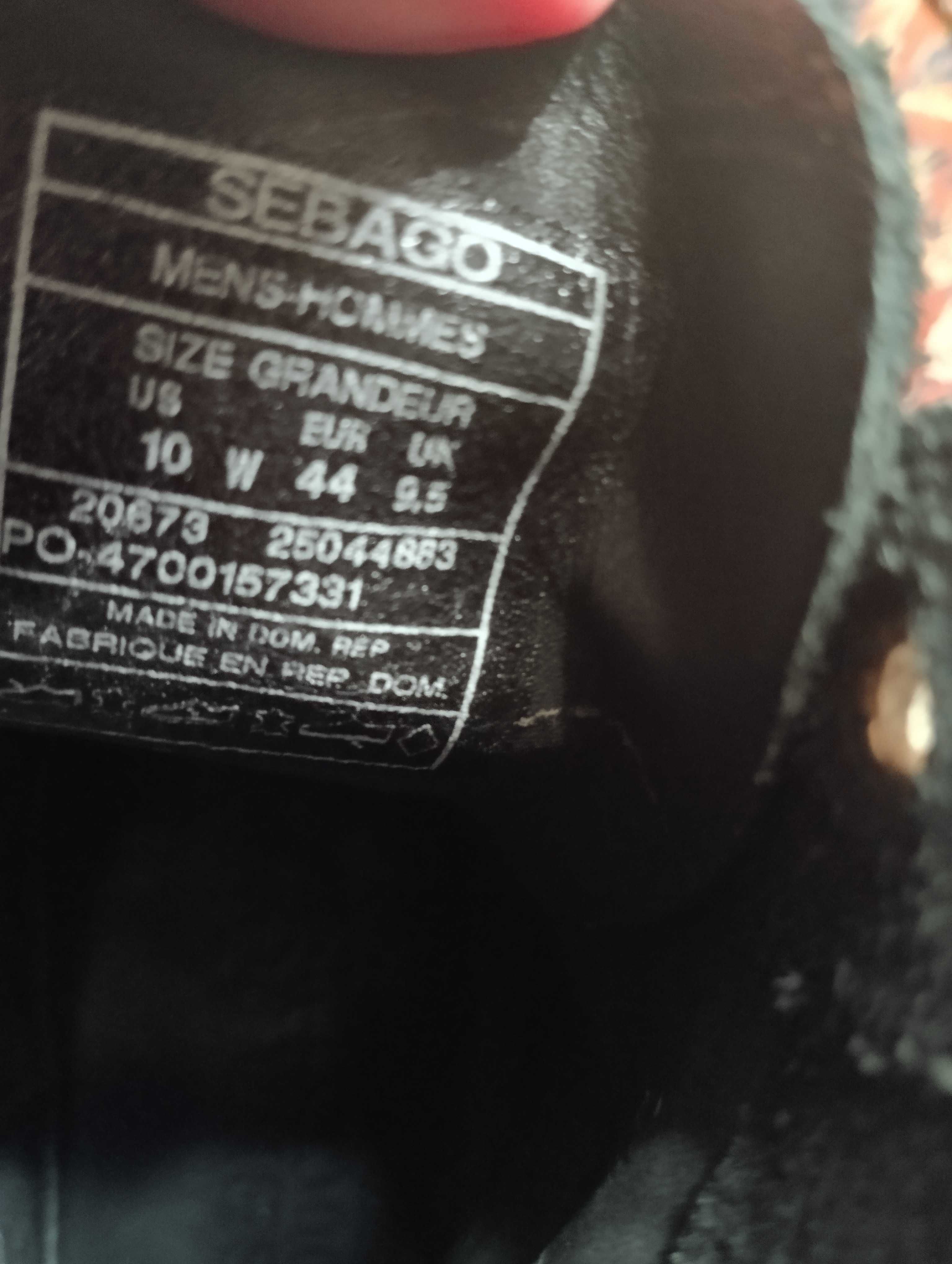 мокасины высокие натур замша SEBAGO DOCKSIDES 44р=287мм ДОМИНИКАНА