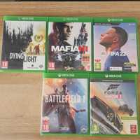 Xbox one dying light, mafia 3, forza horizon 3, fifa 22, battlefield 1