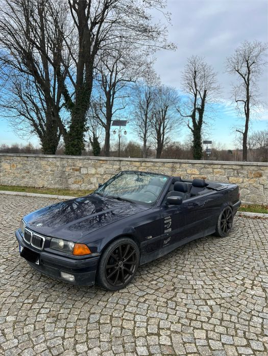 BMW e36 1.8 benzyna Cabrio*Alu 18” Borbet*Skory*Klima*Grzane fotele