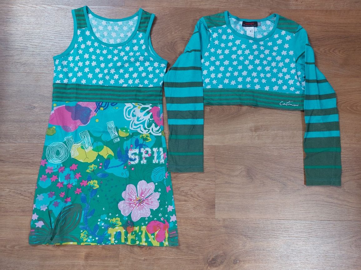 4 Vestidos da marca Kenzo e Catimini 7/8 anos