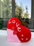 Подушка Серце Love ручна робота
