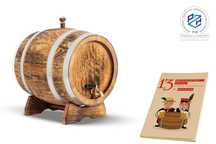 Dębowa beczka 15L na whisky bimber wino nalewki prezent (opalona)