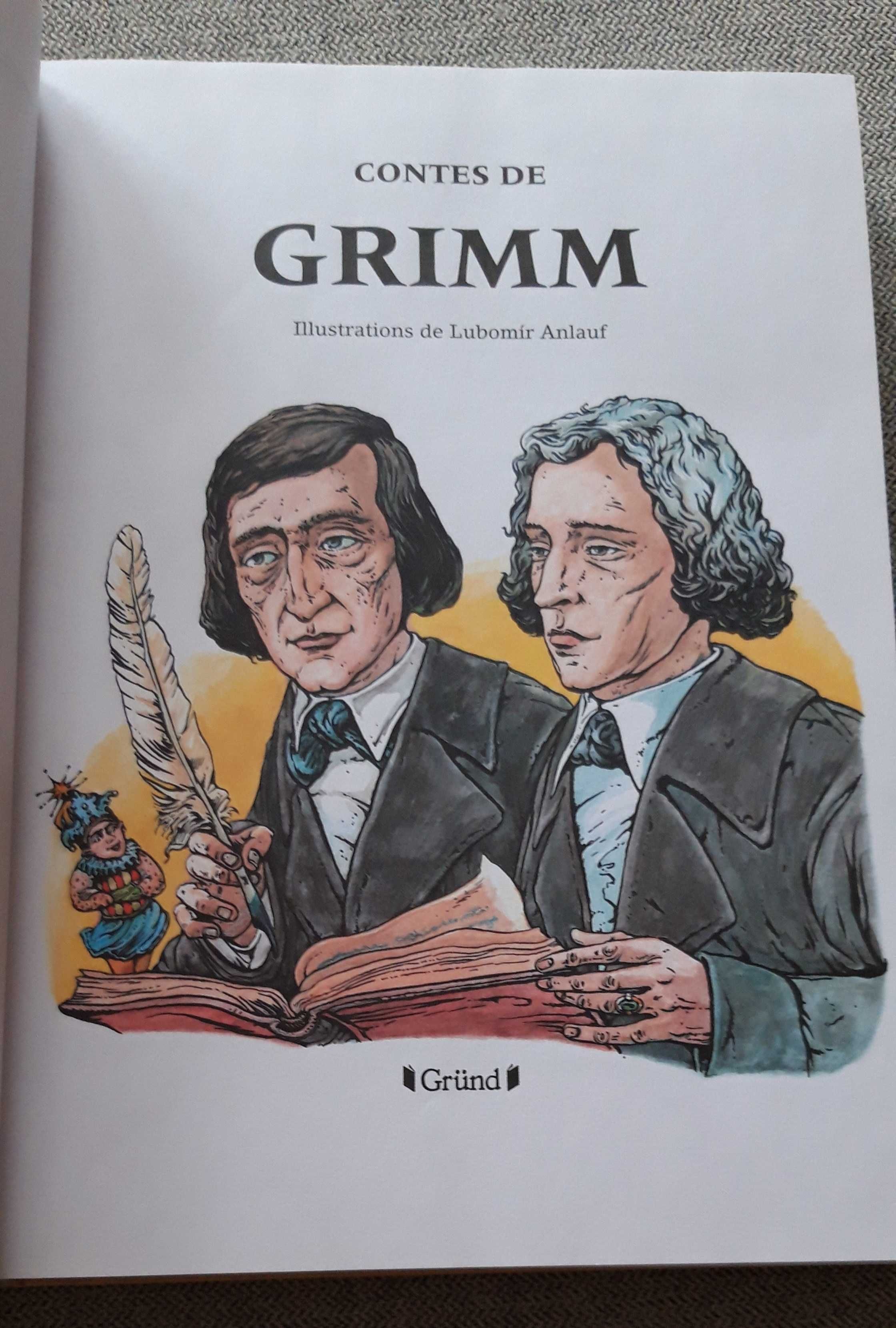 Livro em francês "Contes de Grimm"