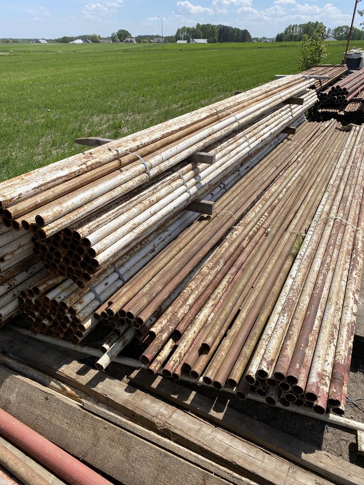 Słupki ogrodzeniowe 2m 2.15m 2.25m 2.5m 3mfi 45/51 i inne rura stalowa